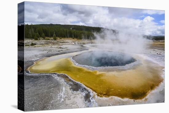 Crested Pool, Upper Geyser Basin, Yellowstone National Park, Wyoming, United States of America-Gary Cook-Premier Image Canvas