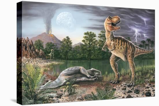 Cretaceous-Tertiary Extinction Event-Richard Bizley-Premier Image Canvas