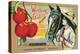 Crete Label "Apple"-Kerne Erickson-Stretched Canvas