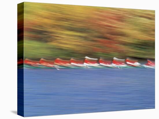 Crew Team on Water-null-Premier Image Canvas