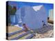 Cricket by the Church Wall, Mykonos-Andrew Macara-Premier Image Canvas