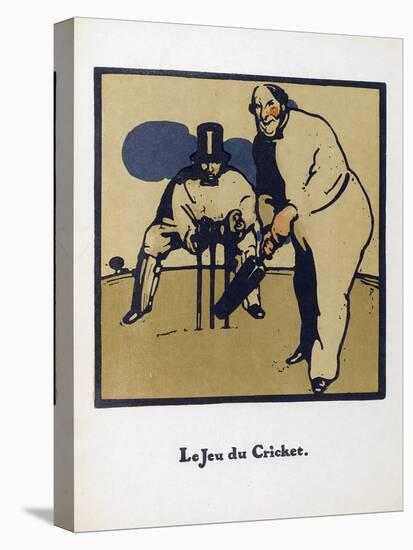 Cricket Game, 1898 (Lithograph)-William Nicholson-Premier Image Canvas