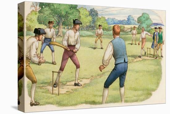 Cricket in the 18th Century-Pat Nicolle-Premier Image Canvas