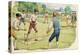 Cricket in the 18th Century-Pat Nicolle-Premier Image Canvas