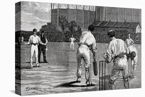 Cricket Match, England V Australia at the Oval 1882-William Barnes Wollen-Stretched Canvas