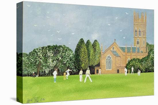 Cricket on Churchill Green-Judy Joel-Premier Image Canvas