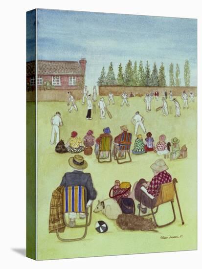 Cricket on the Green, 1987-Gillian Lawson-Premier Image Canvas