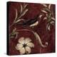 Crimson Song Bird No.4-Laurel Lehman-Stretched Canvas