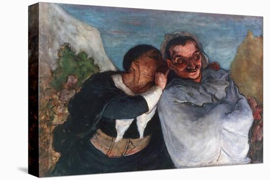 Crispin and Scapin, C1863-1865-Honoré Daumier-Premier Image Canvas