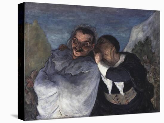 Crispin et Scapin, c.1860-Honore Daumier-Premier Image Canvas