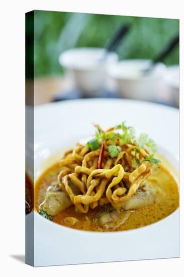 Crispy Noodles and Thai Curry, Chiang Mai, Thailand, Southeast Asia, Asia-Alex Robinson-Premier Image Canvas