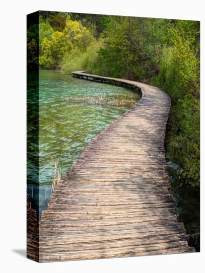 Croatia, Boardwalk in Plitvice Lakes National Park.-Julie Eggers-Premier Image Canvas