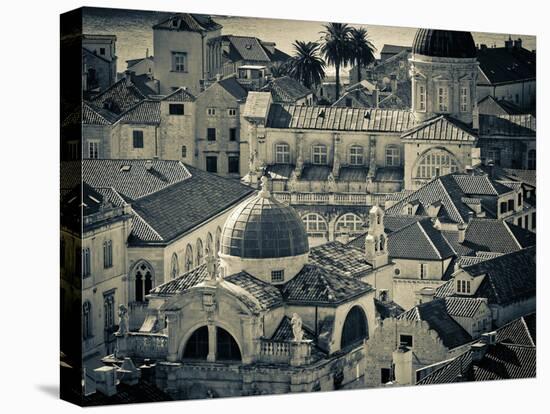 Croatia, Dalmatia, Dubrovnik, Old Town from Old Town Walls, Church of St. Blaise-Alan Copson-Premier Image Canvas