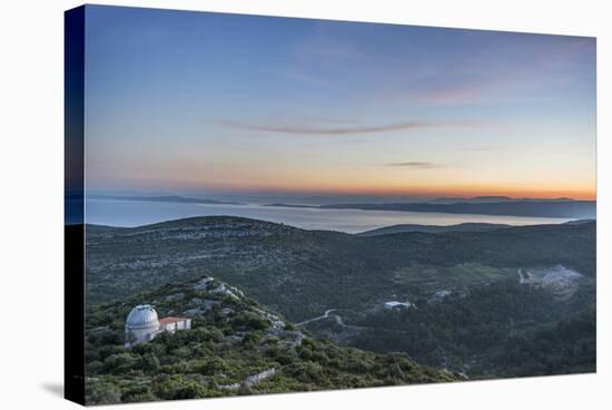 Croatia, Dalmatia, Hvar Island, Dawn from Napoleon Fort-Rob Tilley-Premier Image Canvas