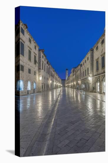 Croatia, Dubrovnik, Stradun at Dawn-Rob Tilley-Premier Image Canvas