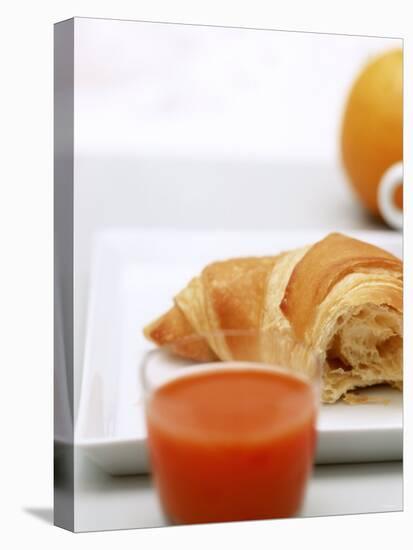 Croissant and Carrot Juice-Brigitte Sporrer-Premier Image Canvas