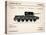 Cromwell A27 Tank-Mark Rogan-Stretched Canvas