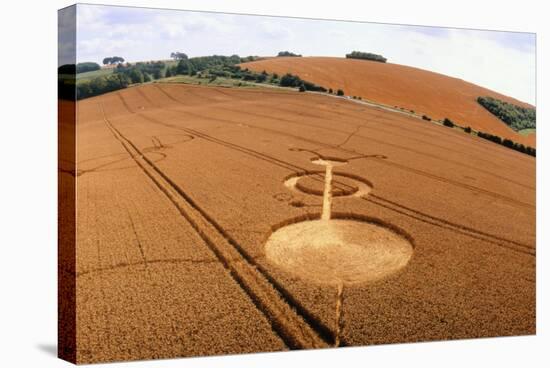 Crop Formation, Cheesefoot, Hampshire-David Parker-Premier Image Canvas