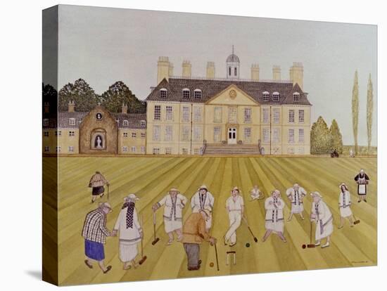 Croquet on the Lawn, 1989-Gillian Lawson-Premier Image Canvas