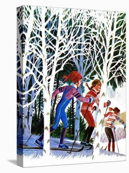 Cross-Country Skiing - Jack & Jill-Beth and Joe Krush-Premier Image Canvas