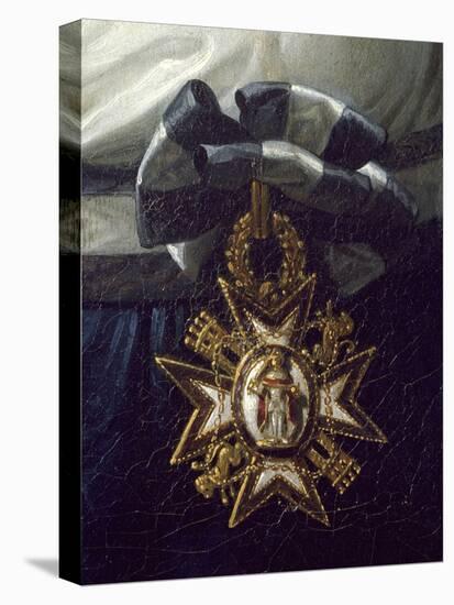 Cross of Honor, Detail from Portrait of Maria Luisa of Bourbon-Frank Feller-Premier Image Canvas