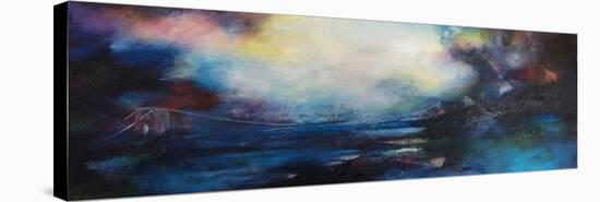 Crossing Blue Bridge-Emma Catherine Debs-Stretched Canvas