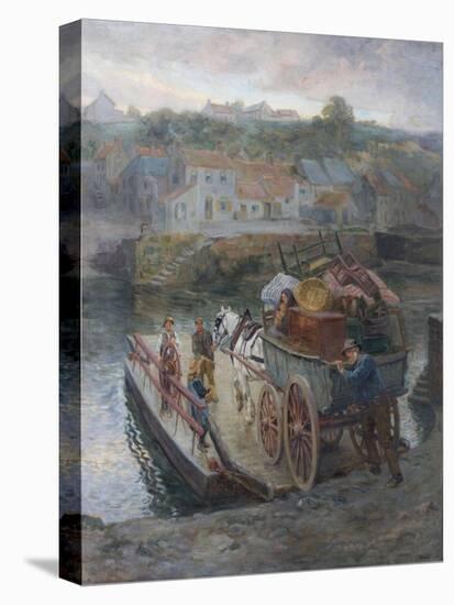 Crossing Hylton Ferry, 1912-Ralph Hedley-Premier Image Canvas