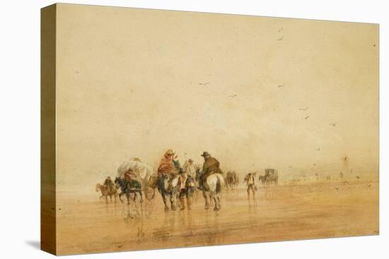 Crossing Lancaster Sands, 1836-David Cox-Premier Image Canvas