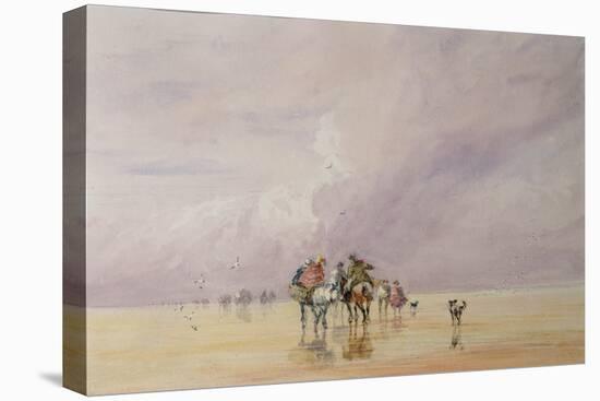 Crossing Lancaster Sands-David Cox-Premier Image Canvas