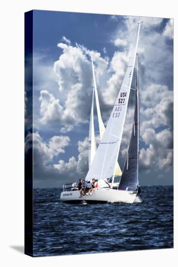 Crossing Sailboats-Alan Hausenflock-Premier Image Canvas