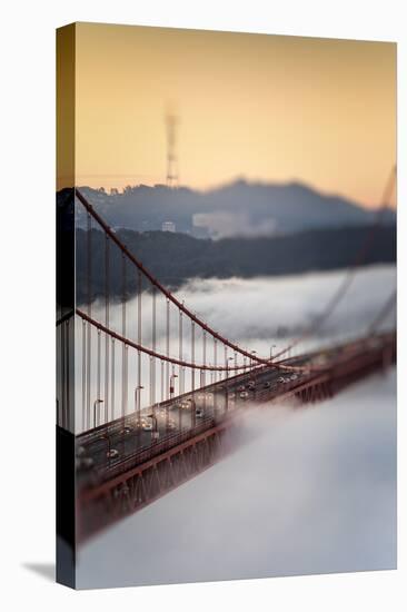 Crossing The Gate Morning Fog Golden Gate Bridge, San Francisco California Travel-Vincent James-Premier Image Canvas
