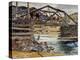 Crossing the Rio Grande, C.1914-31 (Oil on Canvas)-Walter Ufer-Premier Image Canvas