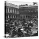 Crowd in Piazza San Marco. Tables at Cafe Florian in Foreground-Alfred Eisenstaedt-Premier Image Canvas