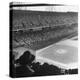 Crowd of Baseball Fans Attending Game at Ebbets Field-Ed Clark-Premier Image Canvas