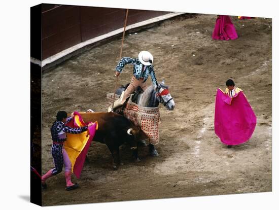 Crowds at a Stadium for a Bullfight, Quito, Ecuador-Paul Harris-Premier Image Canvas