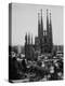 Crowds Gathering Outside the Sagrada Familia Church-Dmitri Kessel-Premier Image Canvas