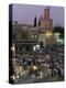 Crowds in the Djemaa El Fna, Marrakesh, Morocco, North Africa, Africa-Lee Frost-Premier Image Canvas