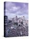 Crowds of Pilgrims and Devotees, Black Nazarene Festival, Downtown, Manila, Philippines-Alain Evrard-Premier Image Canvas