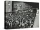 Crowds of Shoppers in Rye Lane at Night, Peckham, London, 1913-null-Premier Image Canvas