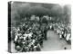 Crowds of Visitors Watch an Elephant Ride at London Zoo, August Bank Holiday, 1922-Frederick William Bond-Premier Image Canvas