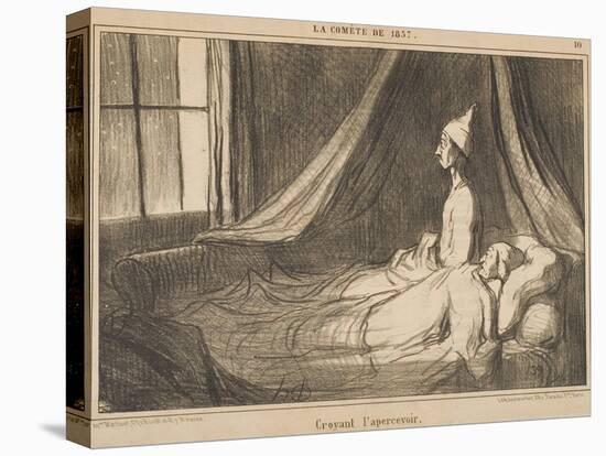 Croyant L'Apercevoir-Honore Daumier-Premier Image Canvas