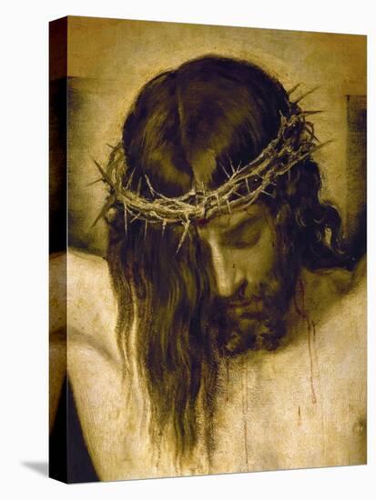 Crucified Christ (Detail of the Head), Cristo Crucificado-Diego Velazquez-Premier Image Canvas