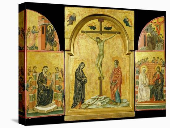 Crucifixion Altarpiece-Duccio di Buoninsegna-Premier Image Canvas