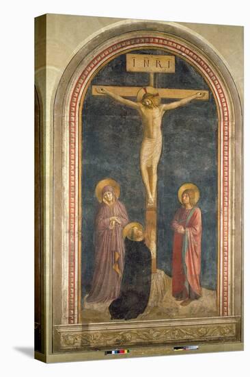 Crucifixion, Virgin, SS John the Evangelist and Dominic from the Convent of San Marco, c.1442-Fra Angelico-Premier Image Canvas