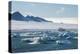 Cruise ship behind icebergs, Brown Bluff, Tabarin Peninsula, Antarctica, Polar Regions-Michael Runkel-Premier Image Canvas