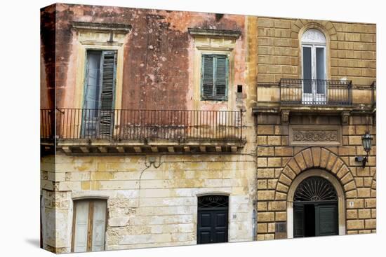 Crumbling Houses in the Baroque City of Lecce, Puglia, Italy, Europe-Martin-Premier Image Canvas