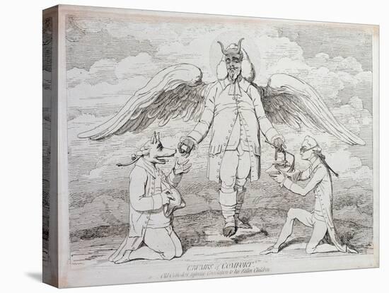 Crumbs of Comfort-James Gillray-Premier Image Canvas