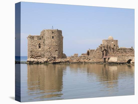 Crusader Sea Castle, Sidon, Lebanon, Middle East-Wendy Connett-Premier Image Canvas