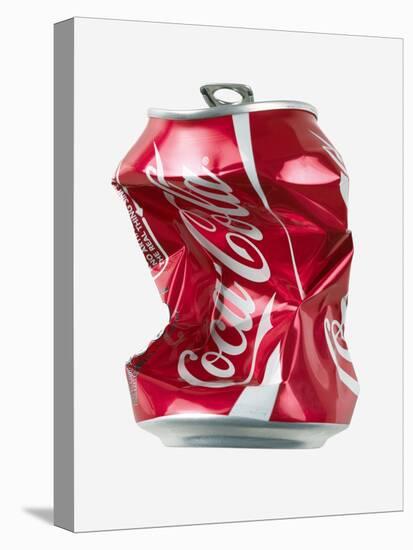 Crushed Coca Cola Can Cut-out-Mark Sykes-Premier Image Canvas