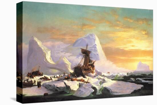 Crushed in the Ice-William Bradford-Premier Image Canvas